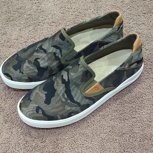 Camouflage Slip-On Sneakers